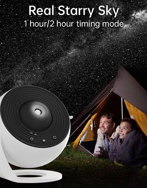 Load image into Gallery viewer, Night Light Galaxy Projector Starry Sky Projector 360° Rotate Planetarium Lamp for Kids Bedroom Valentines Day Gift Wedding Deco
