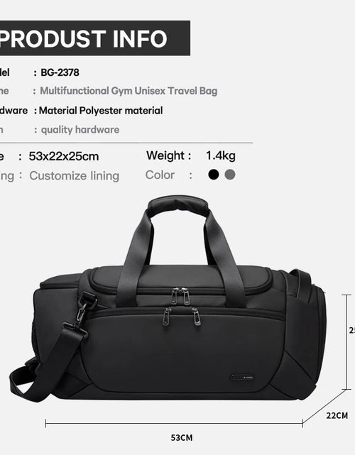 Load image into Gallery viewer, Sports Bags Men Gym Bags for Fitness Training Outdoor Waterproof Sport Bag Dry Wet Separation Bags Sac De Travel Bag
