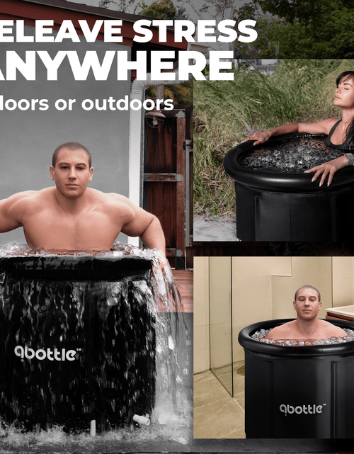 Load image into Gallery viewer, Premium Portable Ice Bath Tub for Athletes - Inflatable Cold Plunge Tub for Recovery &amp; Polar Recovery Experience for Indoor and Outdoor Use
