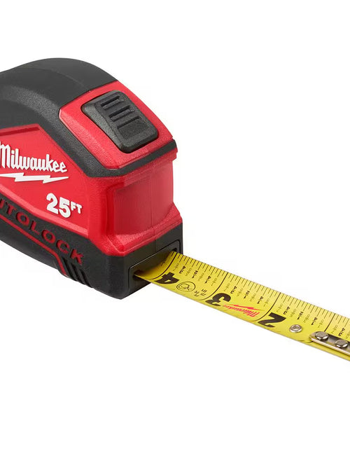 Load image into Gallery viewer, 25 Ft. Compact Auto Lock Tape Measure with 16 Ft. Compact Auto Lock Tape Measure
