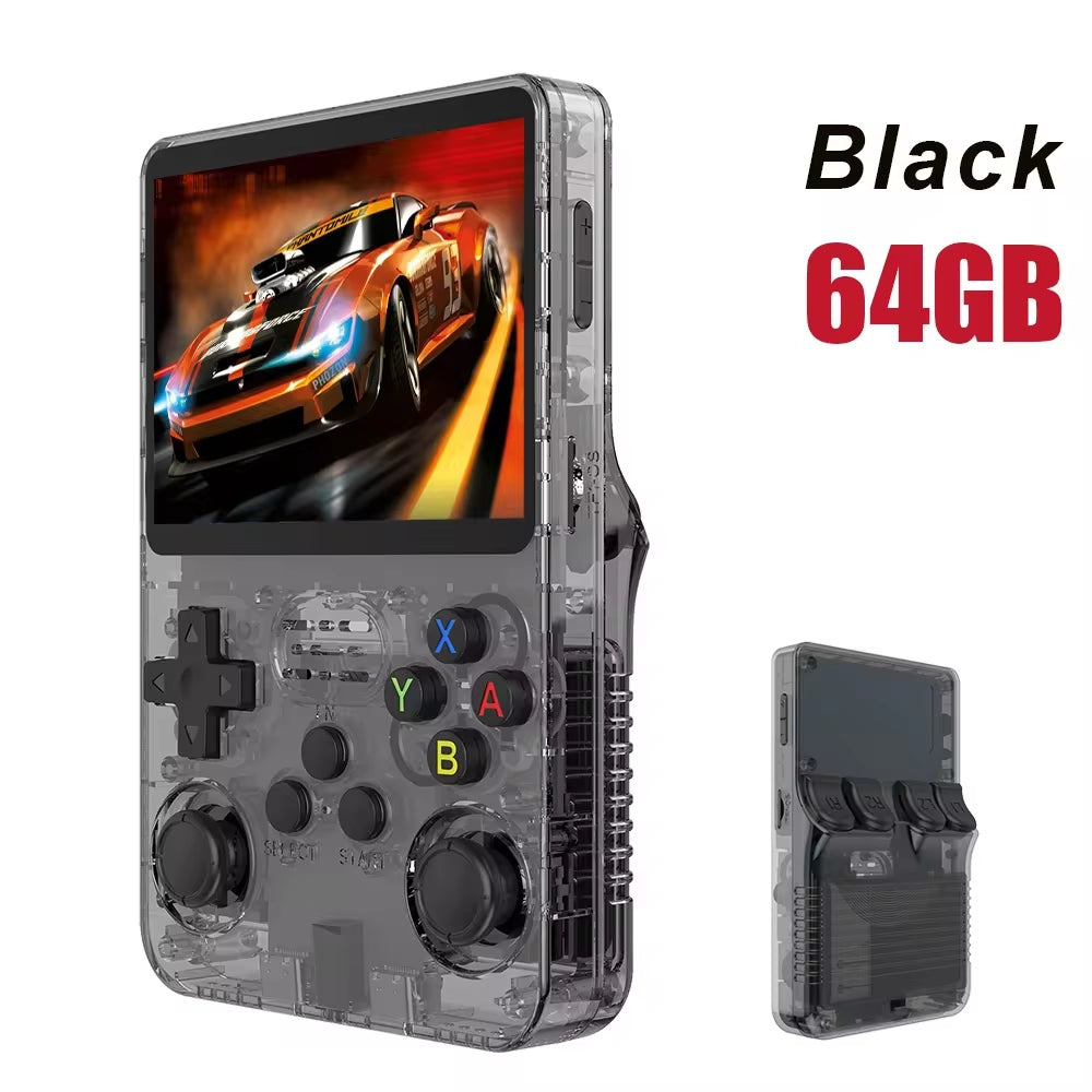 Open Source  Retro Handheld Video Game Console Linux System 3.5 Inch IPS Screen Portable Pocket Video Player 64GB 128G Games