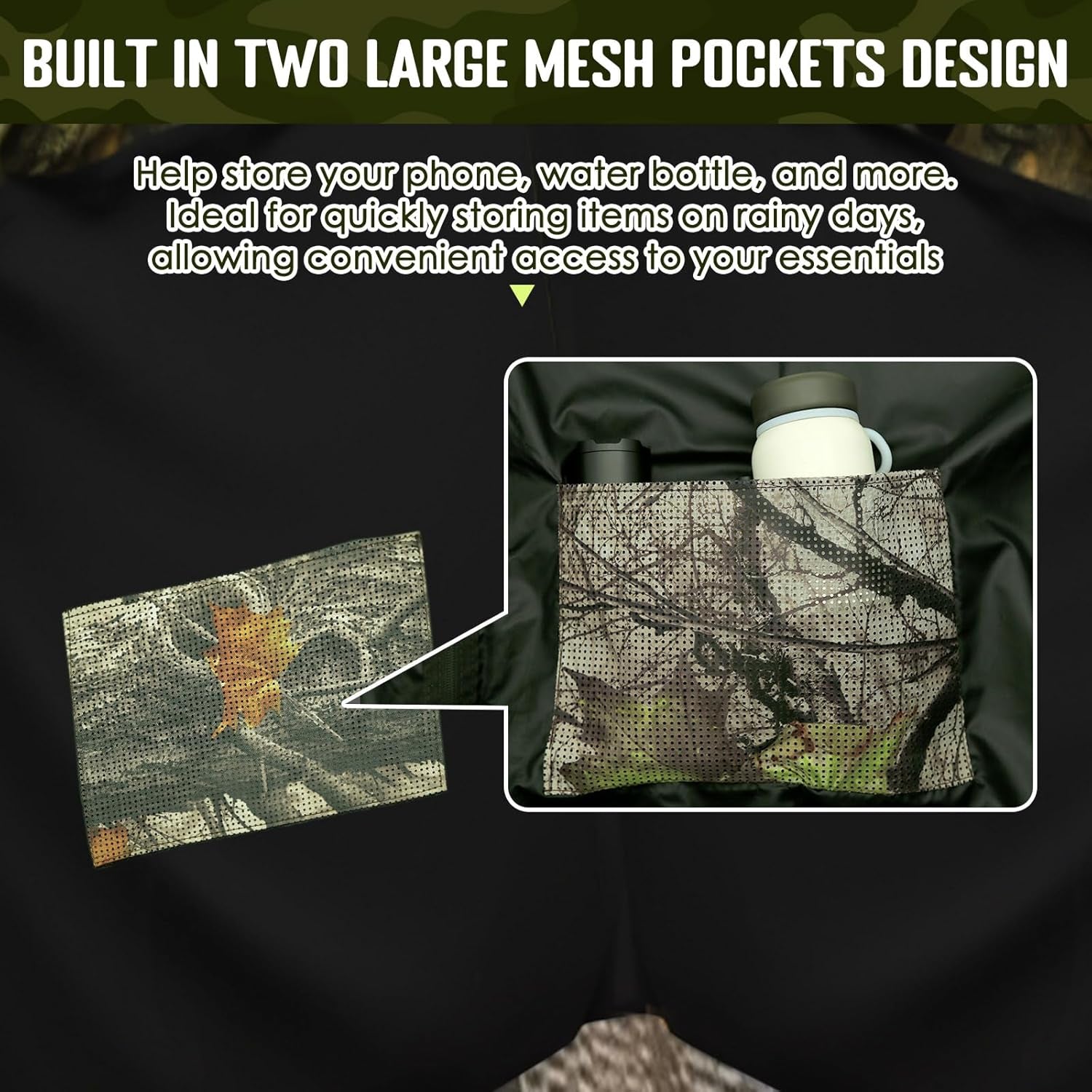 PUNCHMAN Tree Stand Blind Kit,Camo Deer Hunting Blind,Deer Blinds for Hunting,Wa