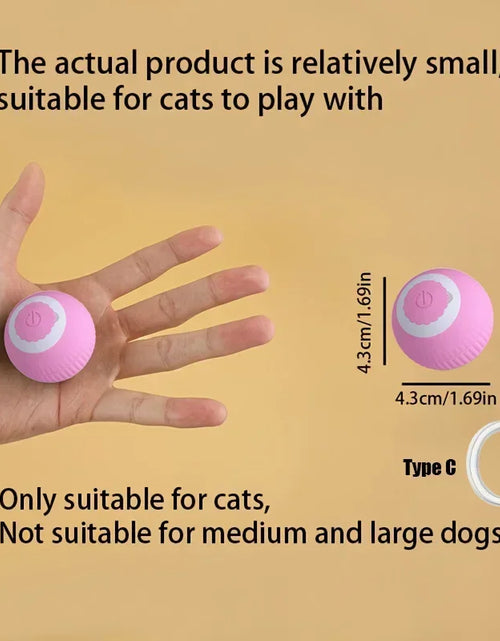 Load image into Gallery viewer, Electric Cat Ball Toys Automatic Rolling Ball Faux Tail Rechargeable Smart Pet Interactive Toy Dog Cat Training Imitate Mouse
