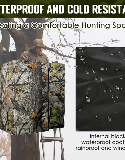 Load image into Gallery viewer, PUNCHMAN Tree Stand Blind Kit,Camo Deer Hunting Blind,Deer Blinds for Hunting,Wa
