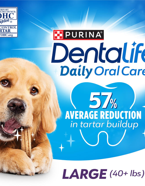 Load image into Gallery viewer, Purina  Daily Oral Care Chicken Flavor Large Breed Dog Dental Chews – 20.7 Oz Pouch (18Ct)
