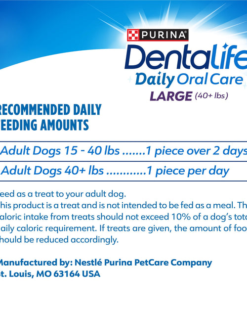 Load image into Gallery viewer, Purina  Daily Oral Care Chicken Flavor Large Breed Dog Dental Chews – 20.7 Oz Pouch (18Ct)
