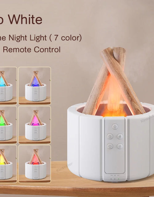 Load image into Gallery viewer, Simulated Flame Aroma Diffuser Bonfire Air Humidifier Ultrasonic Cool Mist Maker Fogger LED Essential Oil Lamp Difusor
