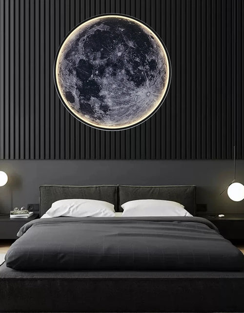 Load image into Gallery viewer, Moon Wall Light 3D Mural Earth Wall Light Remote Control Ceiling Lamp for Living Room Realistic Led Lamp Home Accessories
