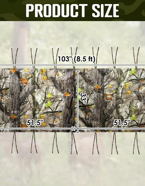 Load image into Gallery viewer, PUNCHMAN Tree Stand Blind Kit,Camo Deer Hunting Blind,Deer Blinds for Hunting,Wa
