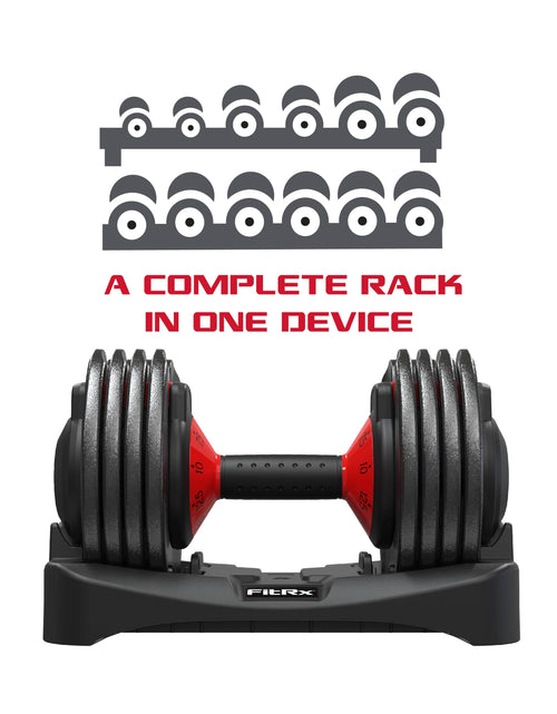 Load image into Gallery viewer, Smartbell, 25Lbs. Quick-Select 9 in 1 Adjustable Dumbbell for Home Gym, 5-25Lbs. Weight in 2.5Lbs Increments
