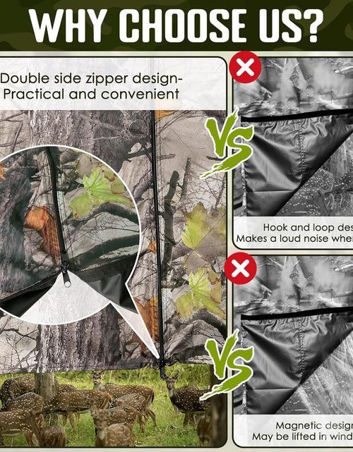 Load image into Gallery viewer, PUNCHMAN Tree Stand Blind Kit,Camo Deer Hunting Blind,Deer Blinds for Hunting,Wa
